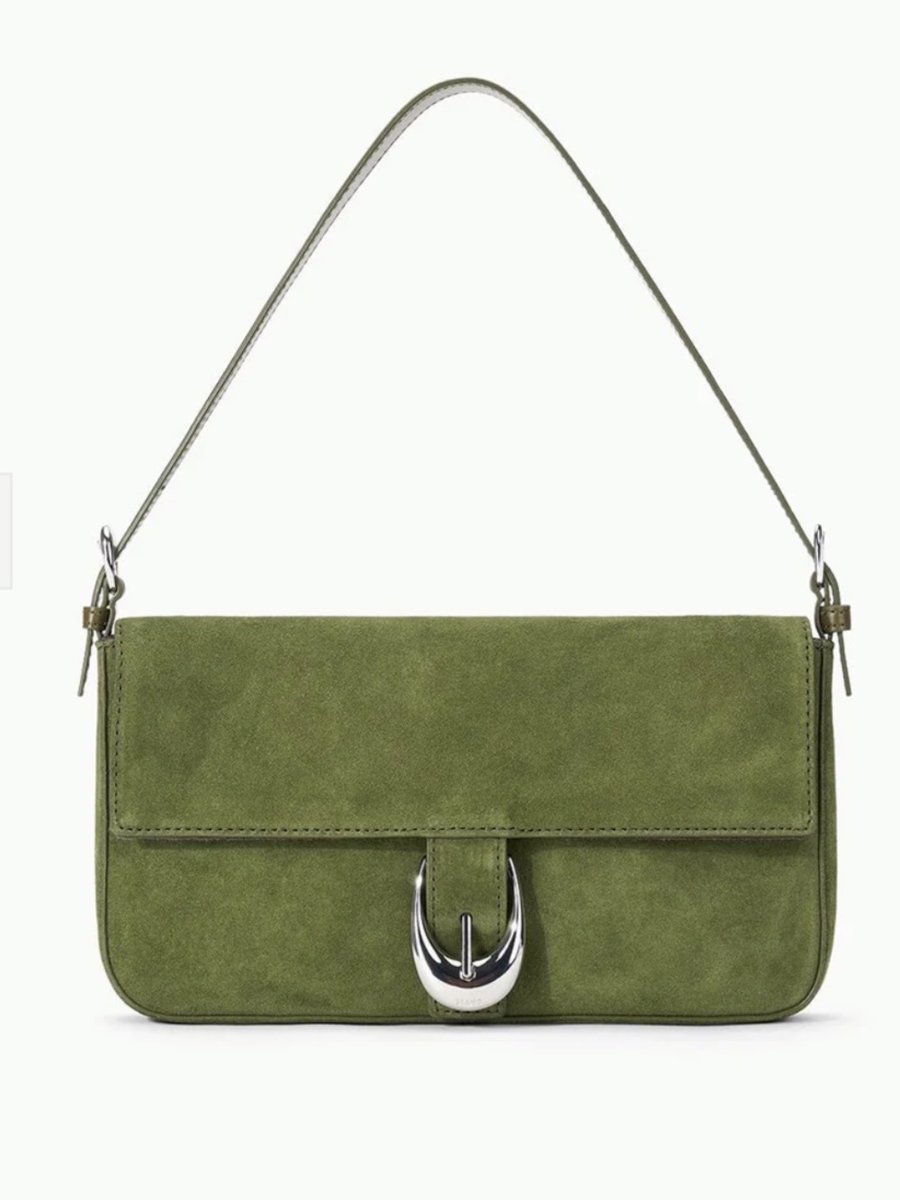 Staud Harlow Bag - Avocado Suede